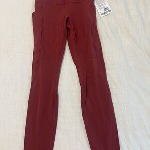 Lululemon Red Align Leggings